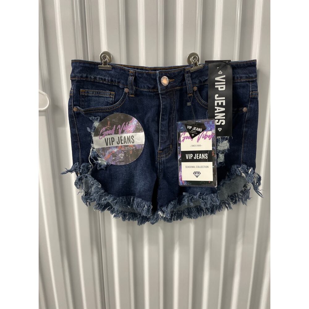 VIP Jeans DK Dolphin Fray JR ATL BTM  Size 11/12 Sculpting Stretch Destruction